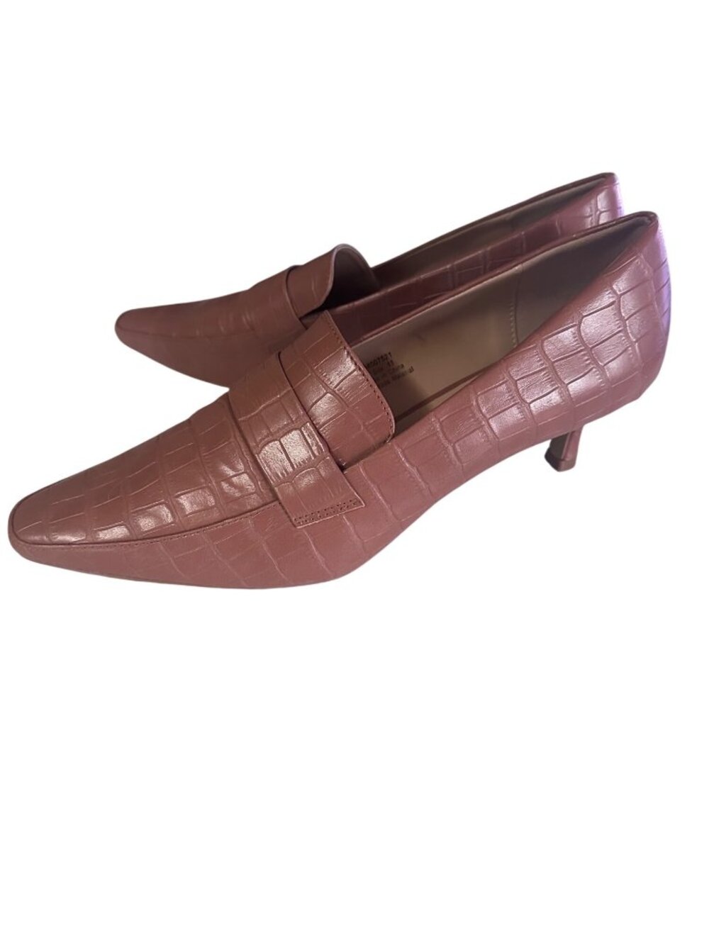 Journee Collection croc print brown pump size 11